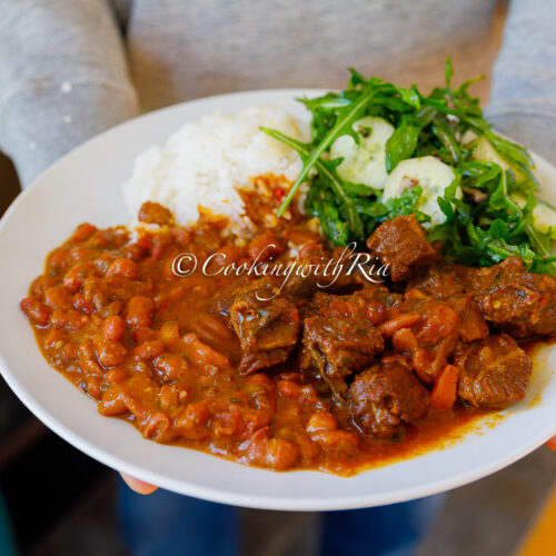 sunday lunch 2026 - stewed pork ribs and stewed red beans