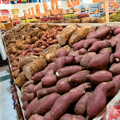 Ground Provisions at the Market