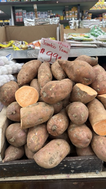 Jumbo Yam - Sweet Potato Ground Provisions