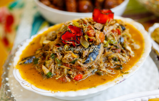 How to Cook Trinidad Salted Mackerel with Tomatoes (Simple Caribbean Classic)