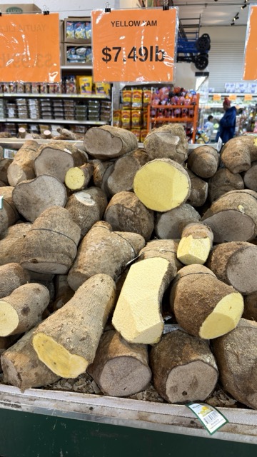 Yellow Yam ground provision