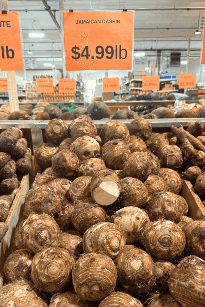 Dasheen - boiled Ground provisions