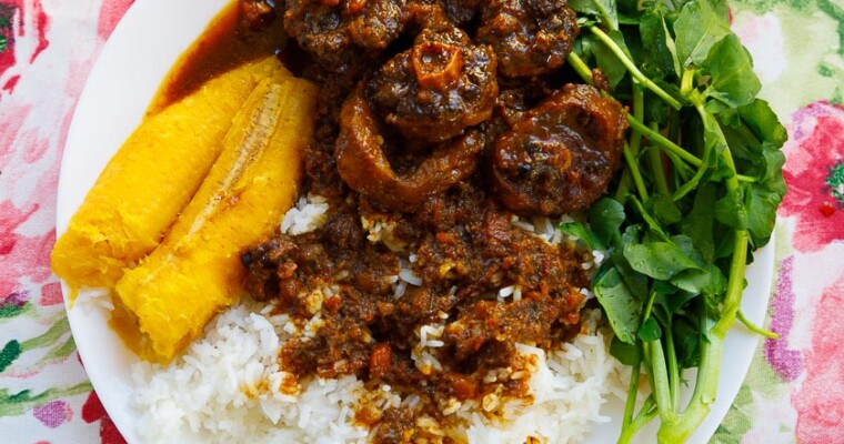 instant pot stewed oxtail
