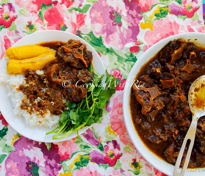 instant pot stewed oxtail
