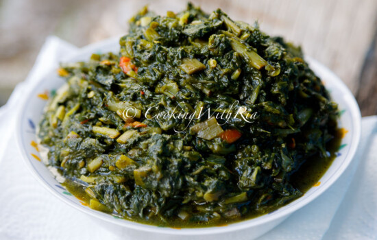 How to Make Trinidad Dasheen Bush Bhagi