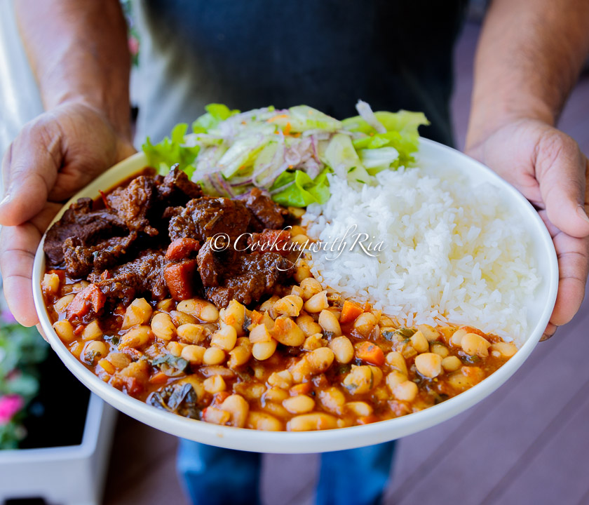 caribbean-stewed-cannellini-beans-with-stewed-lamb