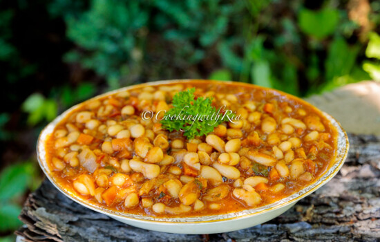 Caribbean Stewed Cannellini Beans