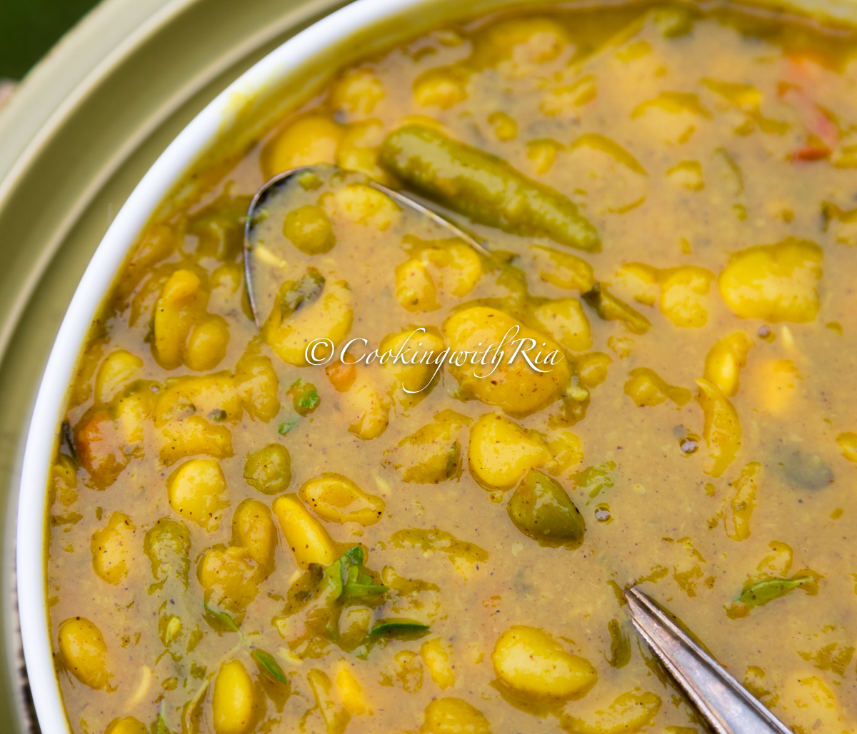 Instant Pot Curry Lima Beans (Caribbean Style)